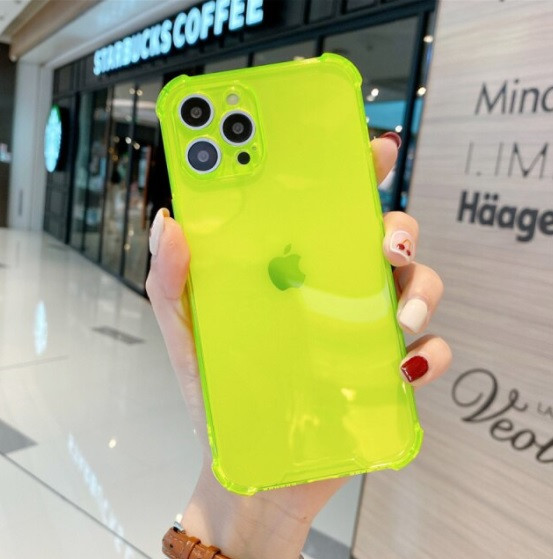 Чохол Бампер для Iphone 12 Pro Max Yellow Transparent Київ - фото 1