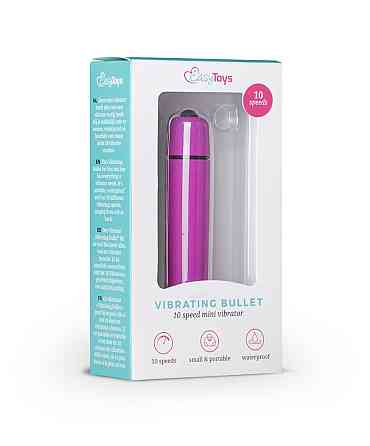Віброкуля Easytoys, фіолетова, 9 х 1.5 см Sex Aura Київ