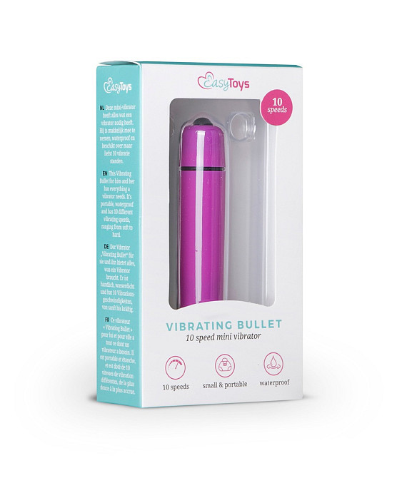 Віброкуля Easytoys, фіолетова, 9 х 1.5 см Sex Aura Київ - фото 3