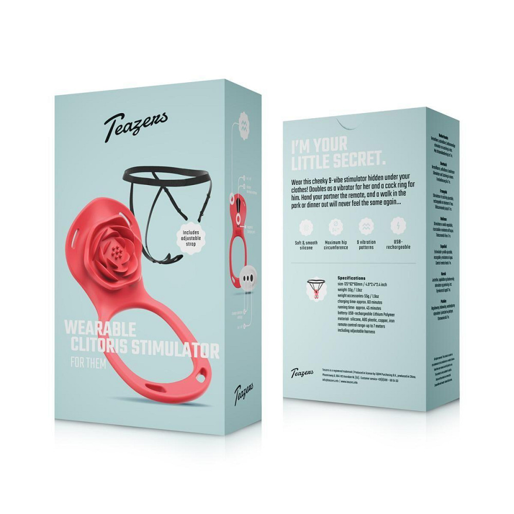 Вібратор у трусики Teazers Wearable Clitoral Stimulator Sex Aura Київ - фото 7