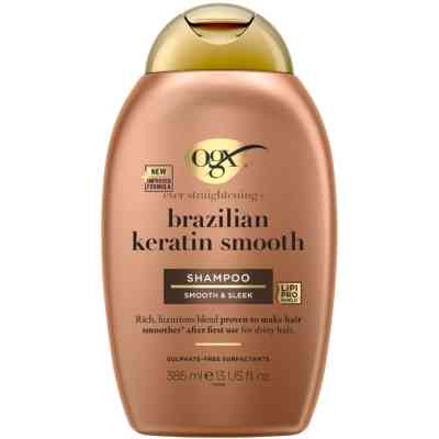 Шампунь OGX Brazilian Keratin Smooth для зміцнення волосся 385 мл (0022796976017) Вінниця