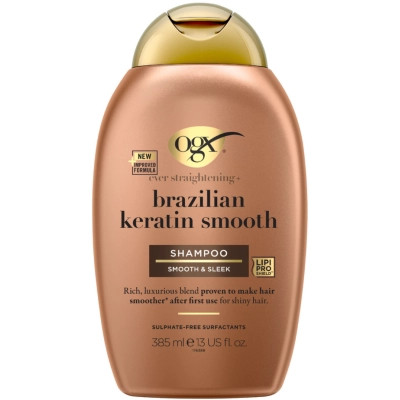 Шампунь OGX Brazilian Keratin Smooth для укрепления волос 385 мл (0022796976017) Винница - изображение 1