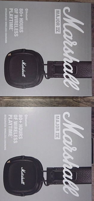 Навушники Marshall Major 4 Major IV Bluetooth Black/Brown оригінал. Киев - изображение 4