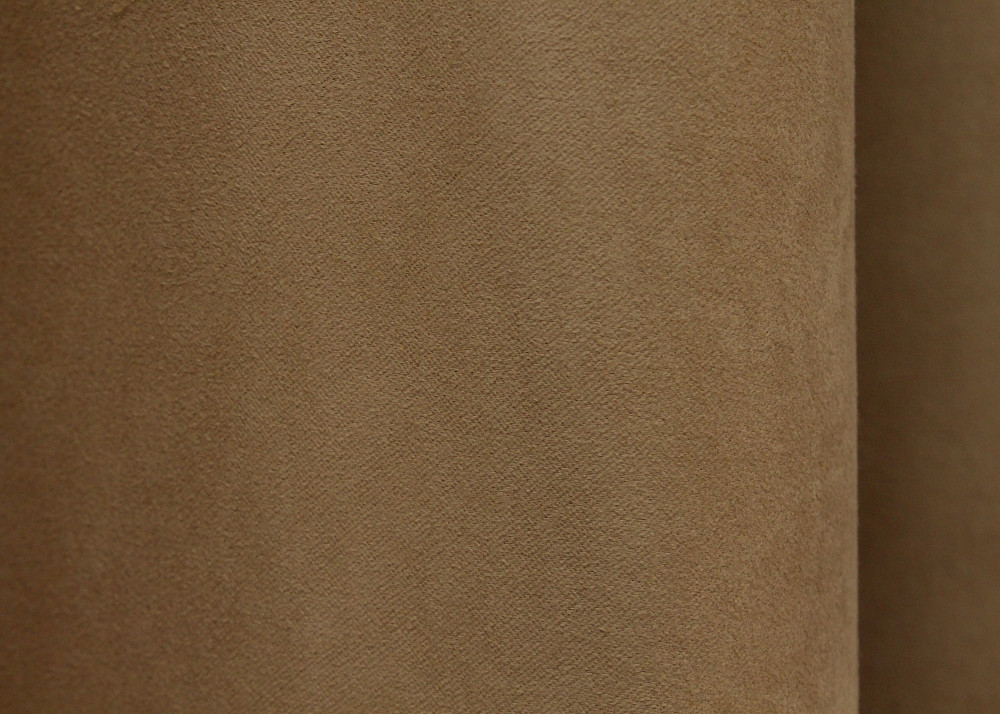Комплект штор из ткани нубук однотонный, Турция цвет светло-коричневый 1523ш Киев - изображение 8