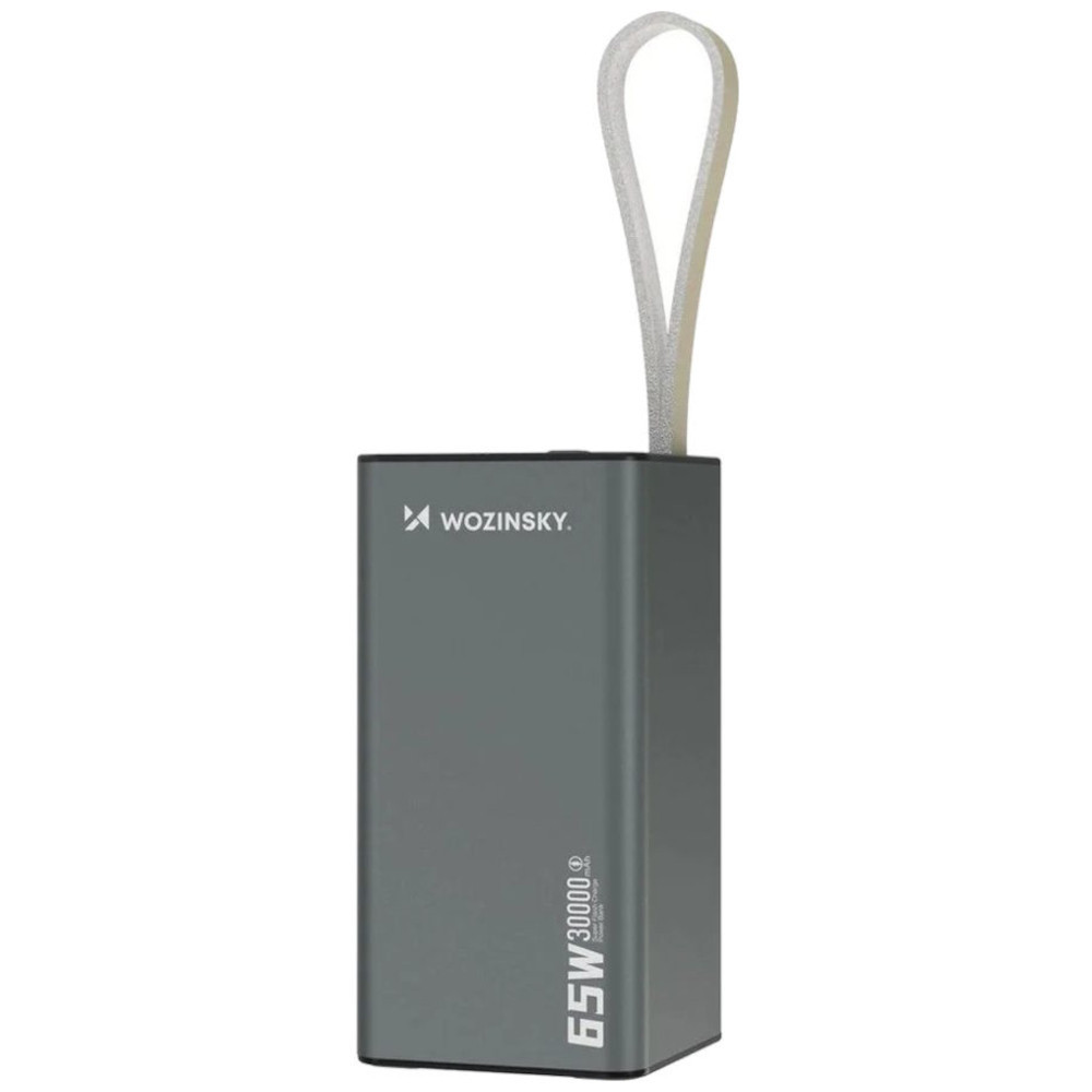 Універсальна мобільна батарея Wozinsky K65+ 30000 65 W Gray (5907769364457) ( 22223 ) Харків - фото 1