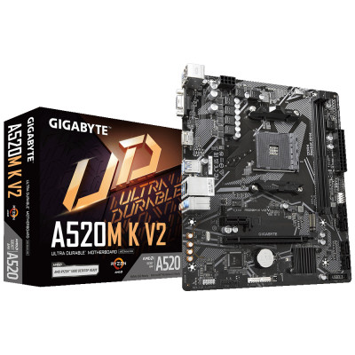 Материнська плата GIGABYTE A520M K V2 Вінниця - фото 4
