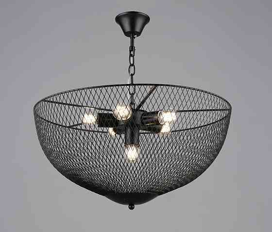 SIRIUS Люстра підвісна в стилі лофт металева Sirius B S2474/6 BK чорна Коломыя