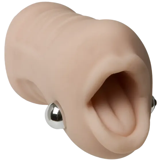 Вібромастурбатор ротик Doc Johnson Sasha Grey - Ultraskyn Vibrating Deep Throat Sucker Львів