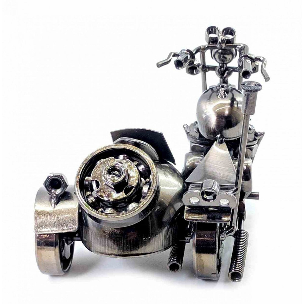 Статуетка техно-арт Байк з коляскою Київ - фото 2