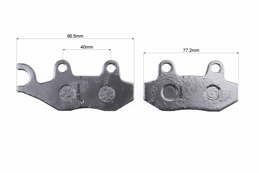 Гальмівні колодки (дискові) ліве вухо, Viper - RACE/STORM/CG/СВ/HONDA-LS125;NSR 50;MBX 50/LIFAN/KYMCO-Pulsar/LONCIN, к-кт 2шт Киев - изображение 2