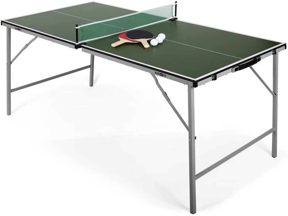 KLAR FIT Klarfit King Pong — міністол для пінг-понгу, складаний, легко зберігати, 75 x 72 x 153 см, антишокова Рівне - фото 3