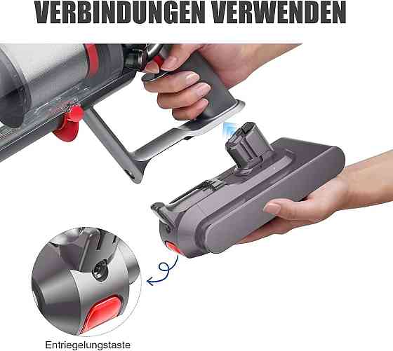 Акумулятор для Dyson V11, заміна для Fluffy, Animal Pro, Absolute Extra, Complete Extra, Torque Drive, Outsize, DOK click-in Київ