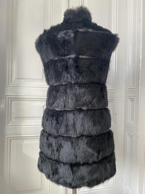 Жилетка жіноча з хутра кролика подовжена 48 р. Коломыя - изображение 7