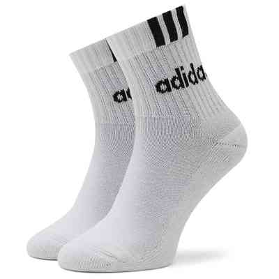 Носки Adidas C 3S LIN HT3437 3P білий, чорний XL (46-48) (4066746467138) Винница