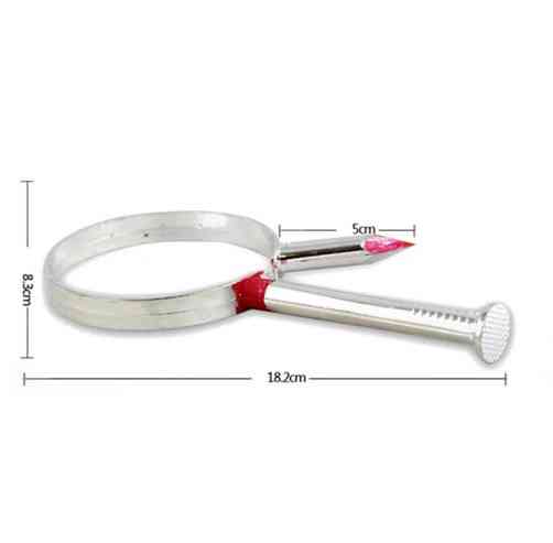 Обруч на Хэллоуин Гвоздь one size серебристый Киев