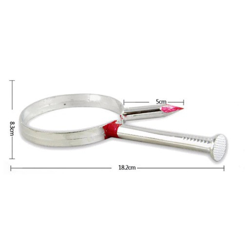 Обруч на Хелловін Цвях one size сріблястий Київ - фото 4