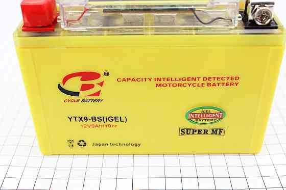 Акумулятор 12V9Ah YTX9-BS GEL (L150*W87*H107mm), з індикатором Київ