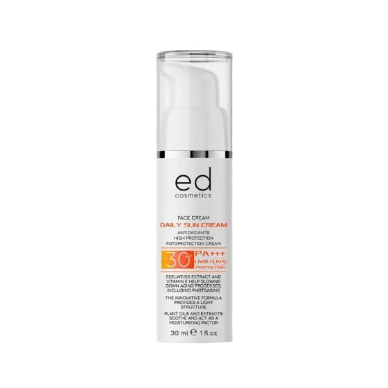 Дневной солнцезащитный крем с SPF 30 DAILY SUN CREAM SPF 30 ED Cosmetics, 30 мл Днепр