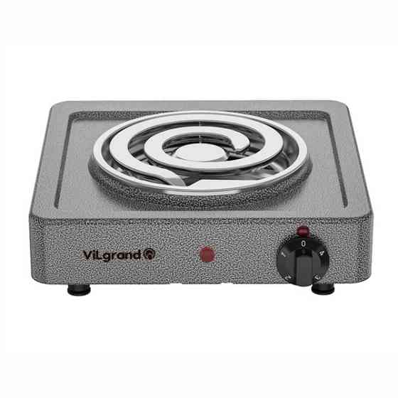 Плита настільна електрична ViLgrand VHP161D Gray 1000Вт TR-31 Львів
