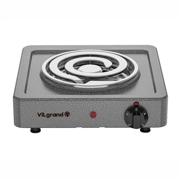 Плита настільна електрична ViLgrand VHP161D Gray 1000Вт TR-31 Львів - фото 4