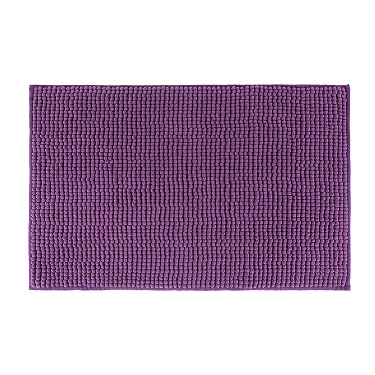 Коврик для ванны и душа Bathlux мягкий длинный ворс, нескользящий 80*50 Фиолетовый Каменец-Подольский - изображение 2
