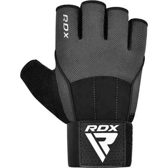 Рукавички для фітнесу RDX  W3 GREY WITH EVA PADDING-S Київ