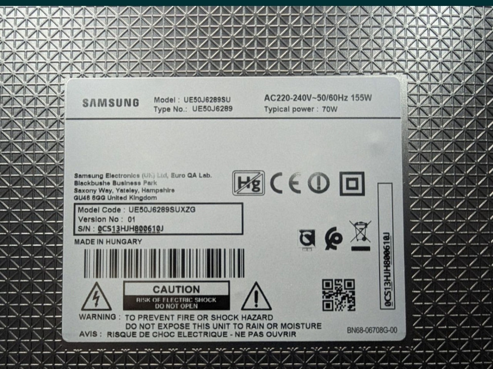 Телевизор: Samsung UE50J6289 127cm. (50