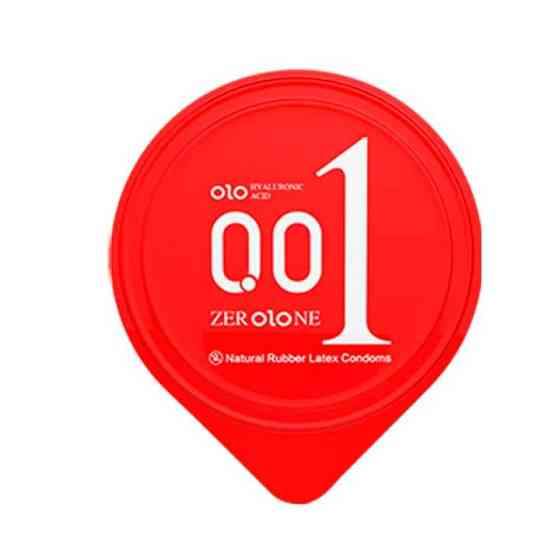 Ультратонкі презервативи Olo 0,01 RED - 10 шт. Вінниця
