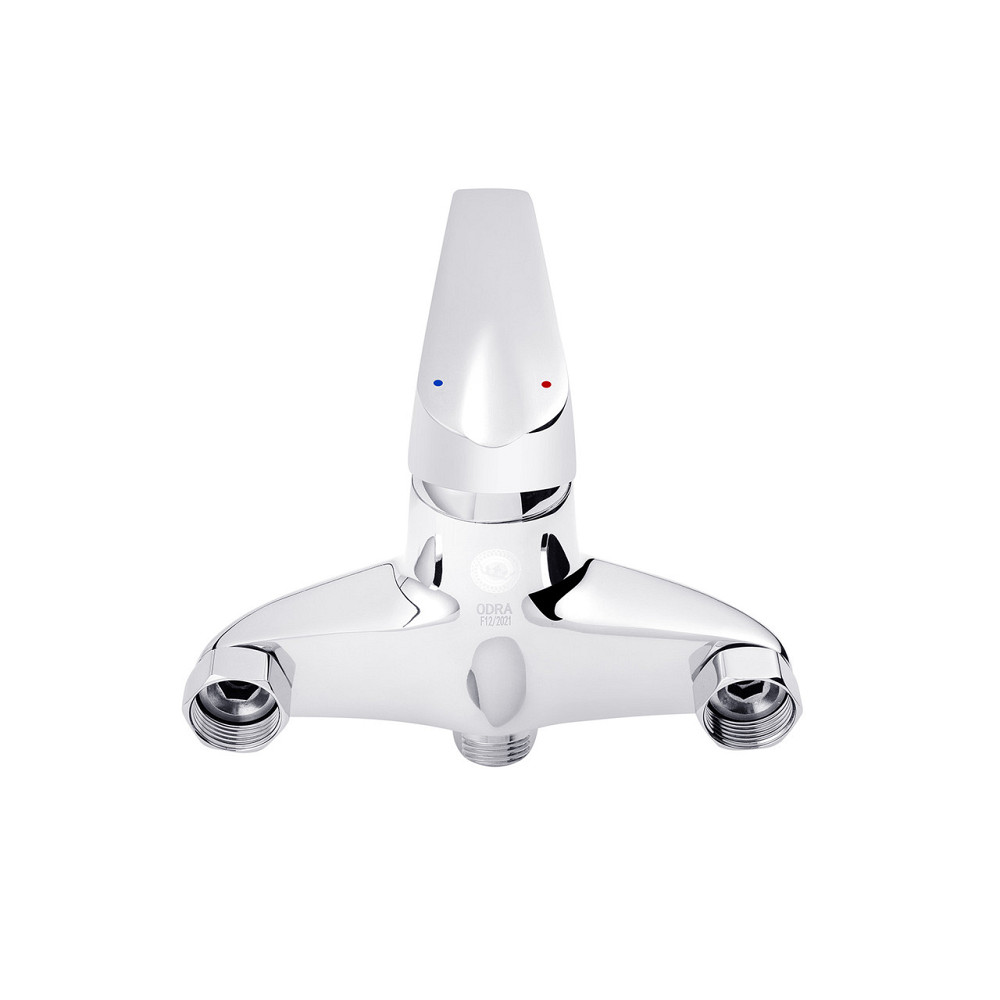 Змішувач для ванни Kroner KRM Odra - C071 з душовим гарнітуром, хром Київ - фото 5