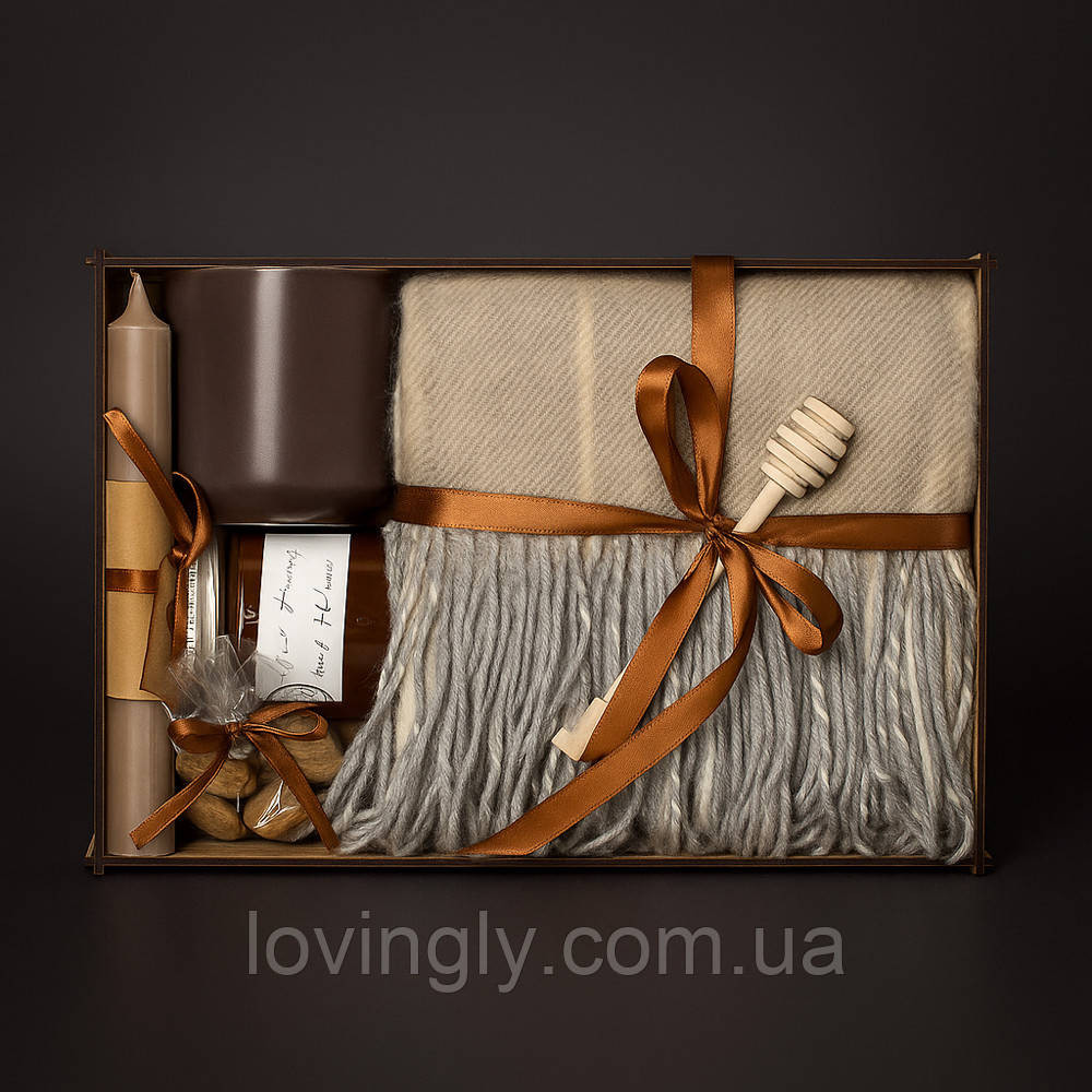 Подарочный бокс для мужчины в сдержанных оттенках с натуральным наполнением Ирпень - изображение 2