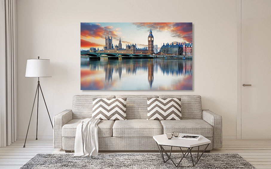 Картина полотно у вітальню / спальню      Велика Британія   MLP_229 ( 60х30см ) 80x120 см Київ - фото 2