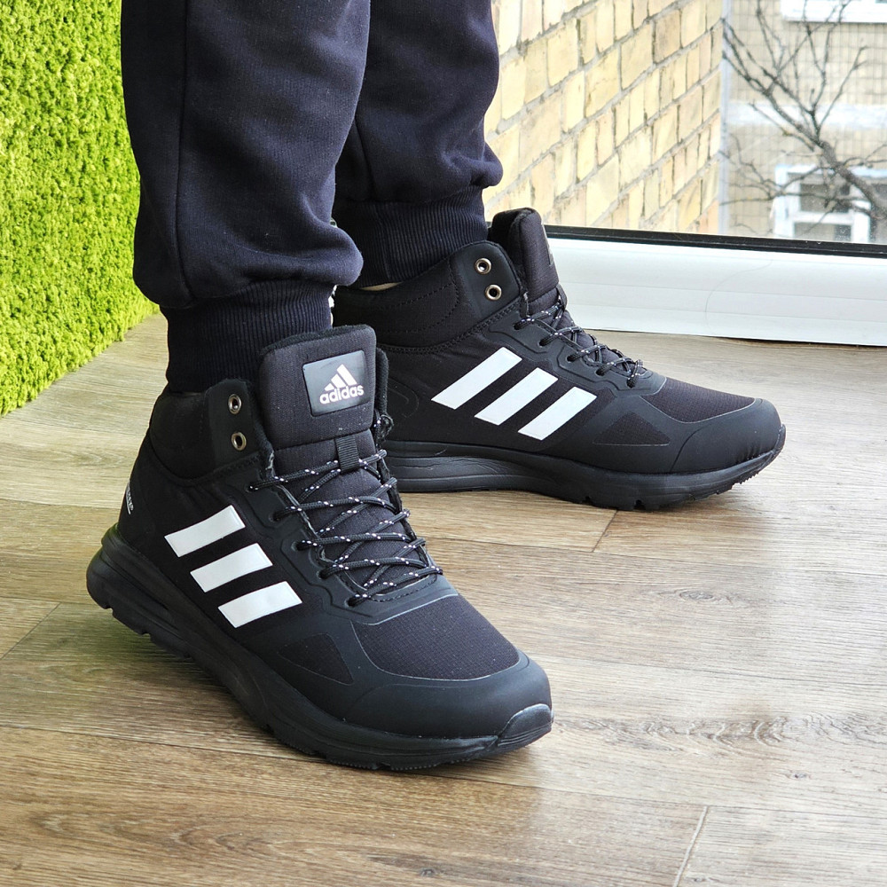 Зимние Кроссовки Adidas Terrex GORE-TEX с МЕХОМ Черные Мужские Адидас Гортекс (размеры: 41,42,43,44,45,46) Днепр - изображение 7