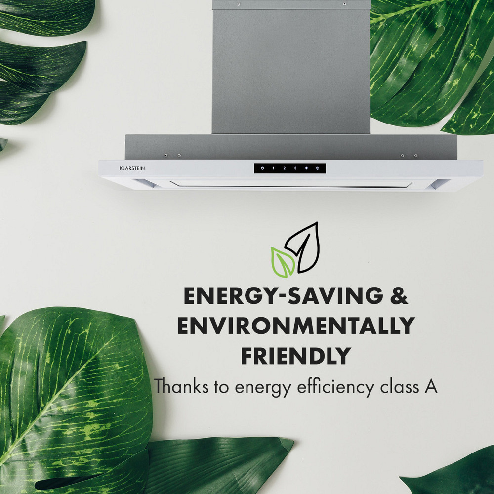 Вытяжка Lumiera LED 70 см EEC A 750 м3/ч 3 уровня белый (Германия, читать описание) Ровно - изображение 3