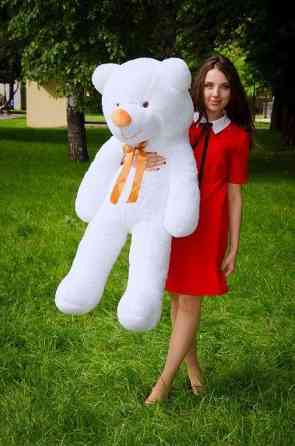 М'яка  іграшка подарунок на 8 березня плюшевий ведмедик Рафаель 120 см Білий Тернопіль