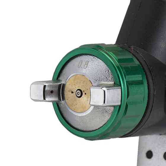 Фарборозпилювач HVLP Ø0.8 мм 60-170 л/хв 1.5-2 бари в/б 100 мл (пласт) REFINE (6812311) Київ