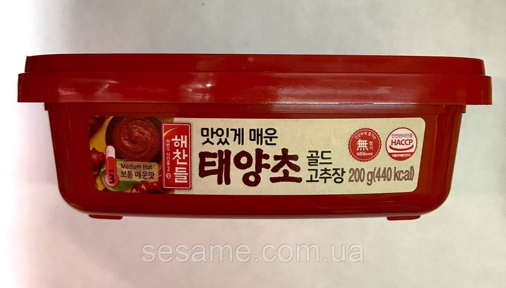 Корейська гостра перцева паста Гочуджан Кочудян соєва Haechandle 200 г Харків - фото 5