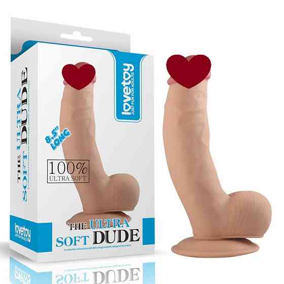Фалоімітатор - The Ultra Soft Dude 8.5" Sex Aura Київ