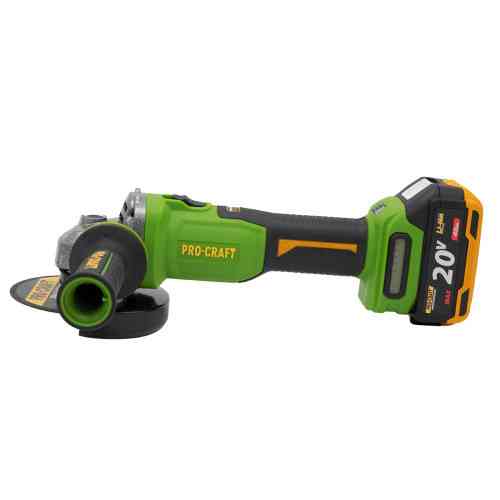 Безщіткова бездротова болгарка Procraft  20 В 4 Аг ,Акумуляторна кутова шліфувальна машинка PWA220 в кейсі ,Безщіточні болгарки Львів