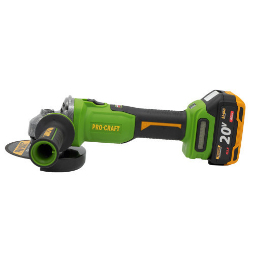 Безщіткова бездротова болгарка Procraft  20 В 4 Аг ,Акумуляторна кутова шліфувальна машинка PWA220 в кейсі ,Безщіточні болгарки Львів - фото 2