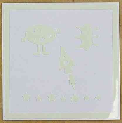 Наклейка люминесцентная 