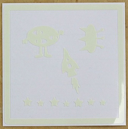 Наклейка люминесцентная 