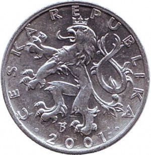 Монета 50 геллеров. 1993-2001 год, Чехия.(АС) Полтава - изображение 1