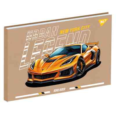 Альбом для малювання Yes А4 20 аркушів клеєний білила "Urban legend" крафт (130578) Вінниця