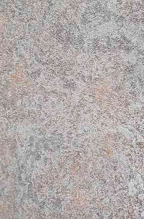 Шпалери вінілові на флізеліні гарячого тиснення DU&KA 1.06х10 вензель основа під штукатурку сірі коричневі Київ