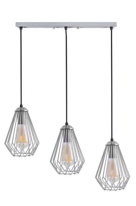 Люстра с подвесными плафонами лофт Е27-3 Silvia NL 05371-3 CR Одесса - изображение 2