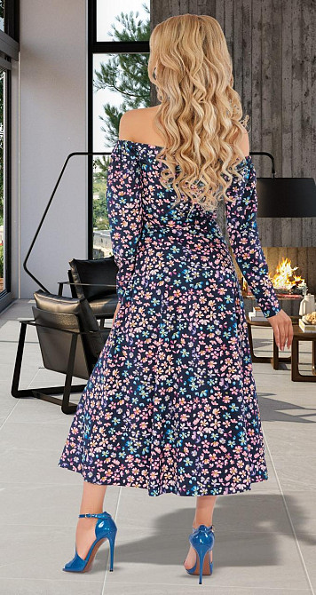 Платье в длине миди  с разрезом (42) Киев - изображение 3