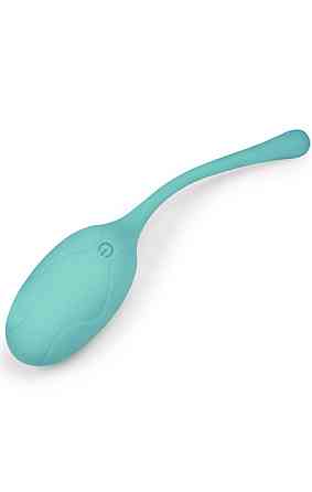 Виброяйцо Turquoise Pleasure 10 режимов вибрации цвет бирюзовый Sex Aura Киев