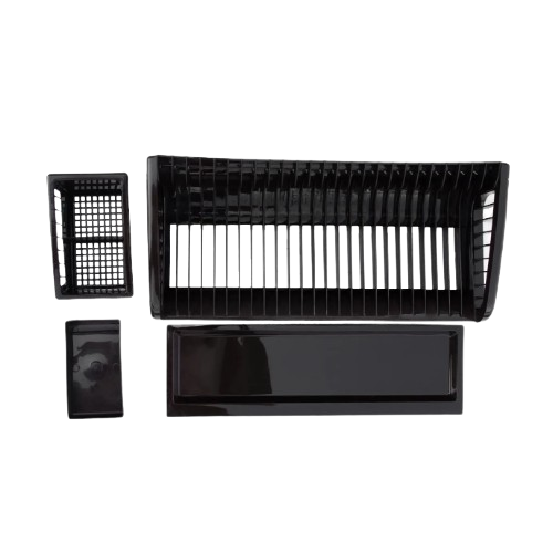 Сушарка для посуду + підставка для ст.приладів 2в1 пластик коричневий 191-02 Ламела Житомир - фото 4