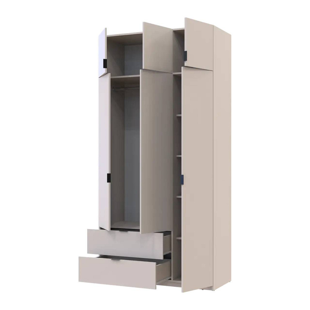 Шафа для одягу Doros Лукас Кашемір 3ДСП 120х50х240 DRS-011653 (80737798) Львів - фото 4