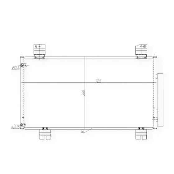 Радіатор кондиціонера Honda Accord VIII 2.2D 08- Мукачево